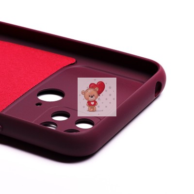 Чехол-накладка для Xiaomi Poco C40 (бордовый) Activ Full Original Design