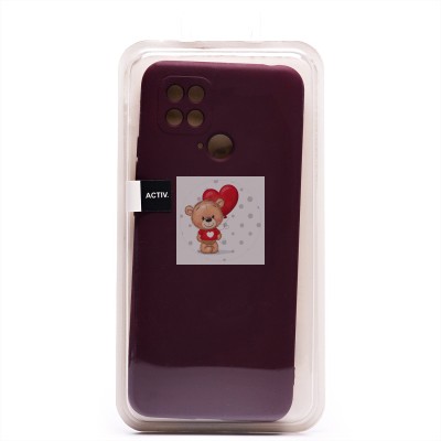 Чехол-накладка для Xiaomi Poco C40 (бордовый) Activ Full Original Design