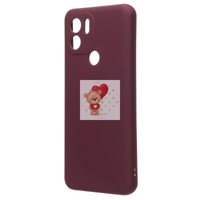 Чехол-накладка для Xiaomi Poco C50 (бордовый) Activ Full Original Design