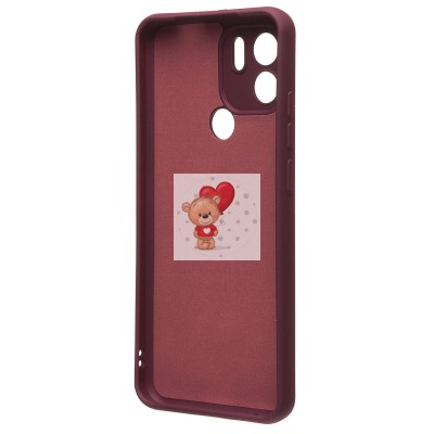 Чехол-накладка для Xiaomi Poco C50 (бордовый) Activ Full Original Design