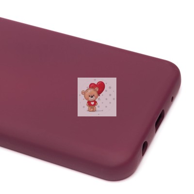 Чехол-накладка для Xiaomi Poco C50 (бордовый) Activ Full Original Design