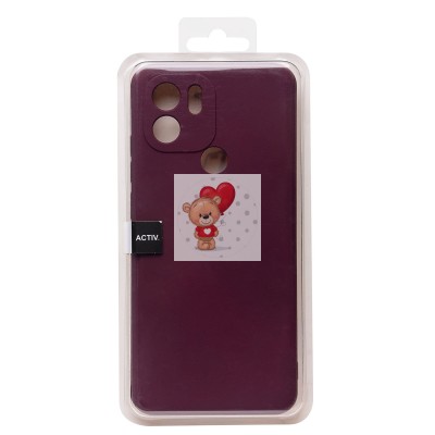 Чехол-накладка для Xiaomi Poco C50 (бордовый) Activ Full Original Design