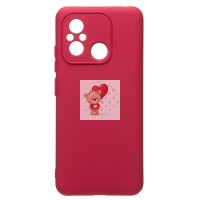 Чехол-накладка для Xiaomi Redmi 12C (бордовый) Activ Full Original Design