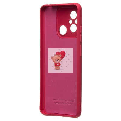 Чехол-накладка для Xiaomi Redmi 12C (бордовый) Activ Full Original Design