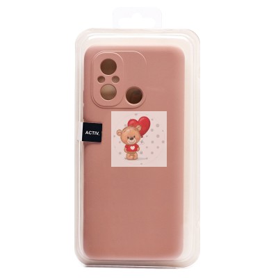 Чехол-накладка для Xiaomi Redmi 12C (цвет пыльной розы) Activ Full Original Design
