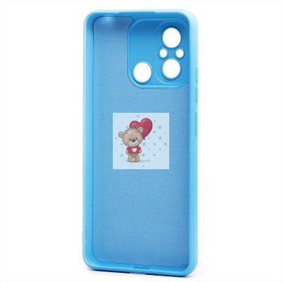 Чехол-накладка для Xiaomi Poco C55 (голубой) Activ Full Original Design Чехол-накладка для Xiaomi Poco C55 (голубой) Activ Full Original Design