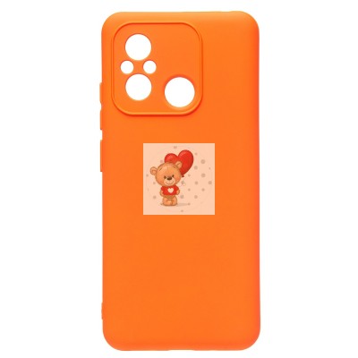 Чехол-накладка для Xiaomi Redmi 12C (оранжевый) Activ Full Original Design Чехол-накладка для Xiaomi Redmi 12C (оранжевый) Activ Full Original Design