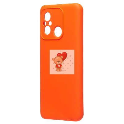 Чехол-накладка для Xiaomi Redmi 12C (оранжевый) Activ Full Original Design