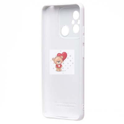 Чехол-накладка для Xiaomi Redmi 12C (белый) Activ Full Original Design