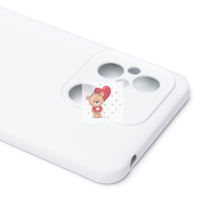 Чехол-накладка для Xiaomi Redmi 12C (белый) Activ Full Original Design