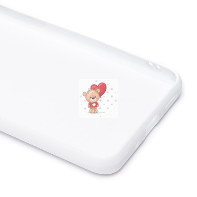 Чехол-накладка для Xiaomi Redmi 12C (белый) Activ Full Original Design