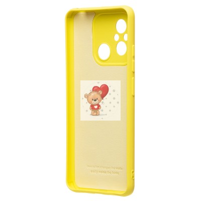 Чехол-накладка для Xiaomi Poco C55 (желтый) Activ Full Original Design