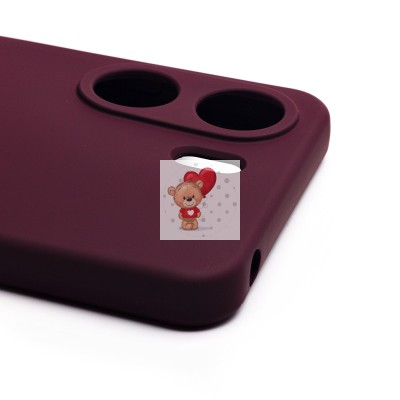 Чехол-накладка для Xiaomi Poco C65 (бордовый) Activ Full Original Design