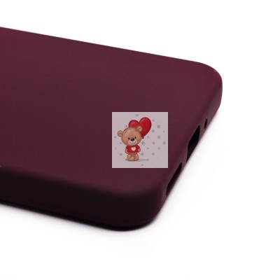 Чехол-накладка для Xiaomi Poco C65 (бордовый) Activ Full Original Design