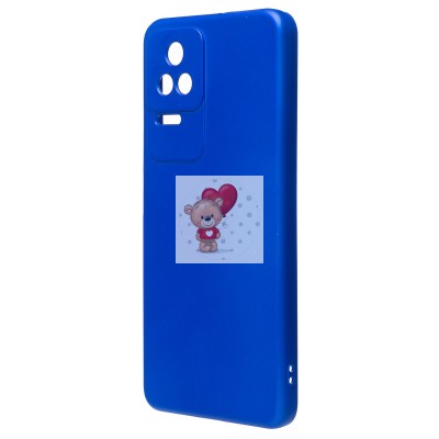 Чехол-накладка для Xiaomi Poco F4 (синий) Activ Full Original Design