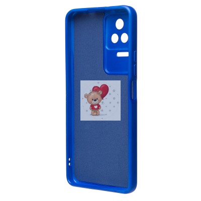 Чехол-накладка для Xiaomi Poco F4 (синий) Activ Full Original Design