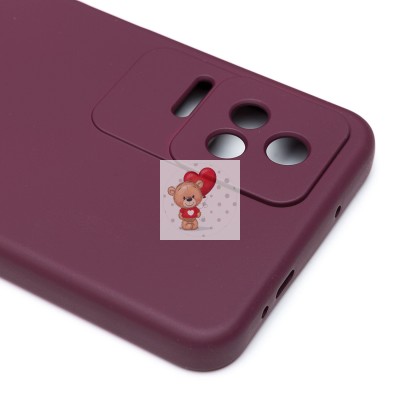 Чехол-накладка для Xiaomi Poco F4 (бордовый) Activ Full Original Design