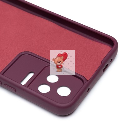 Чехол-накладка для Xiaomi Poco F4 (бордовый) Activ Full Original Design