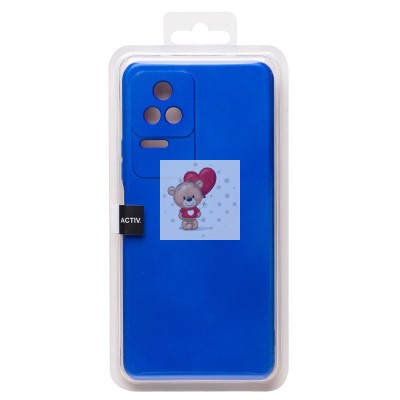 Чехол-накладка для Xiaomi Poco F4 (темно-синий) Activ Full Original Design