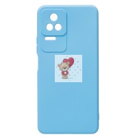 Чехол-накладка для Xiaomi Poco F4 (голубой) Activ Full Original Design