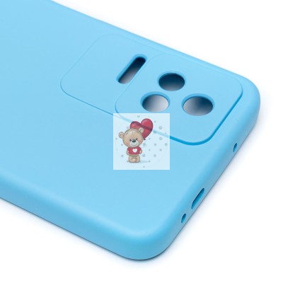 Чехол-накладка для Xiaomi Poco F4 (голубой) Activ Full Original Design