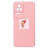 Чехол-накладка для Xiaomi Poco F4 (светло-розовый) Activ Full Original Design