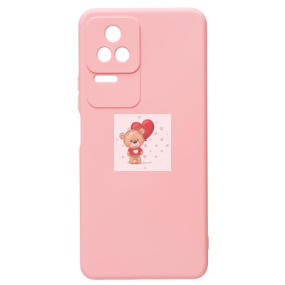 Чехол-накладка для Xiaomi Poco F4 (светло-розовый) Activ Full Original Design