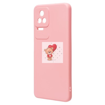 Чехол-накладка для Xiaomi Poco F4 (светло-розовый) Activ Full Original Design