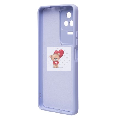 Чехол-накладка для Xiaomi Poco F4 (светло-фиолетовый) Activ Full Original Design