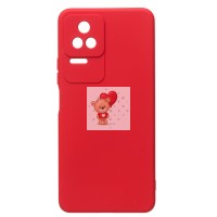 Чехол-накладка для Xiaomi Poco F4 (красный) Activ Full Original Design
