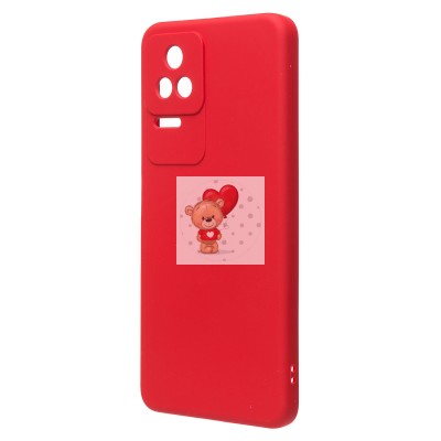 Чехол-накладка для Xiaomi Poco F4 (красный) Activ Full Original Design