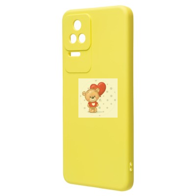 Чехол-накладка для Xiaomi Poco F4 (желтый) Activ Full Original Design