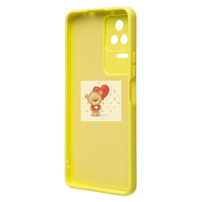 Чехол-накладка для Xiaomi Poco F4 (желтый) Activ Full Original Design