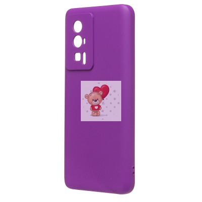 Чехол-накладка для Xiaomi Poco F5 Pro (фиолетовый) Activ Full Original Design