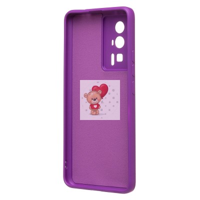 Чехол-накладка для Xiaomi Poco F5 Pro (фиолетовый) Activ Full Original Design