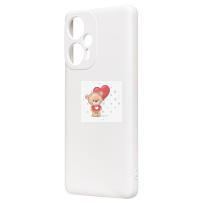 Чехол-накладка для Xiaomi Poco F5 (белый) Activ Full Original Design