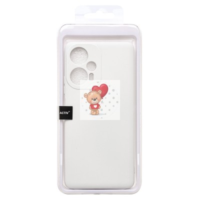 Чехол-накладка для Xiaomi Poco F5 (белый) Activ Full Original Design