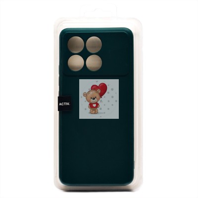 Чехол-накладка для Xiaomi Poco F6 Pro (темно-зеленый) Activ Full Original Design Чехол-накладка для Xiaomi Poco F6 Pro (темно-зеленый) Activ Full Original Design