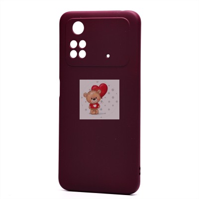 Чехол-накладка для Xiaomi Poco M4 Pro 4G (бордовый) Activ Full Original Design Чехол-накладка для Xiaomi Poco M4 Pro 4G (бордовый) Activ Full Original Design