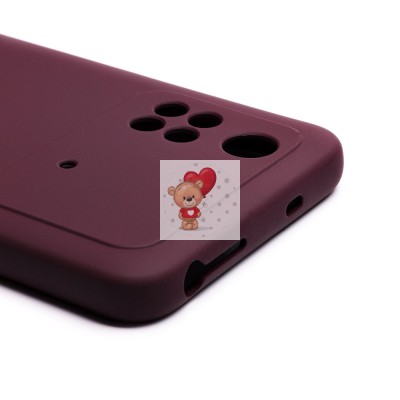 Чехол-накладка для Xiaomi Poco M4 Pro 4G (бордовый) Activ Full Original Design Чехол-накладка для Xiaomi Poco M4 Pro 4G (бордовый) Activ Full Original Design