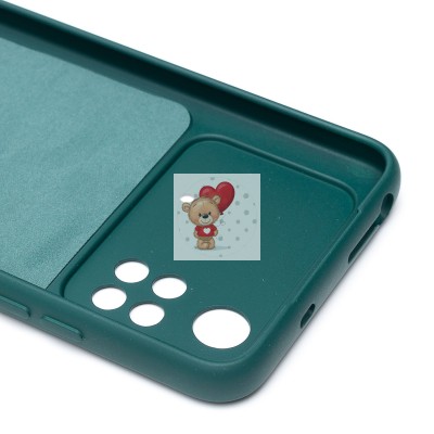 Чехол-накладка для Xiaomi Poco M4 Pro 4G (темно-зеленый) Activ Full Original Design