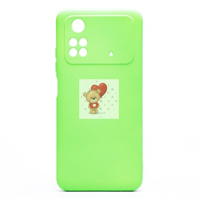 Чехол-накладка для Xiaomi Poco M4 Pro 4G (зеленый) Activ Full Original Design