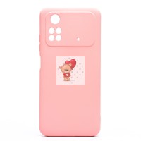 Чехол-накладка для Xiaomi Poco M4 Pro 4G (светло-розовый) Activ Full Original Design