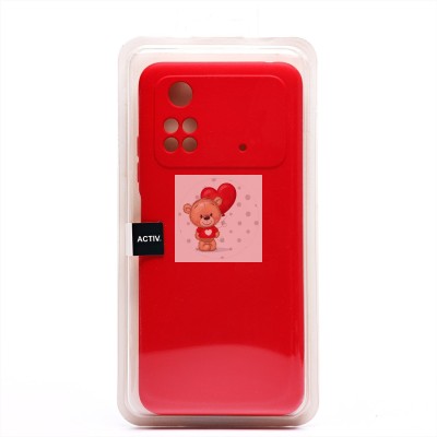 Чехол-накладка для Xiaomi Poco M4 Pro 4G (красный) Activ Full Original Design