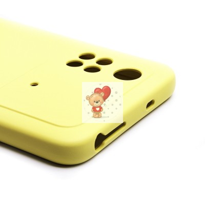 Чехол-накладка для Xiaomi Poco M4 Pro 4G (желтый) Activ Full Original Design