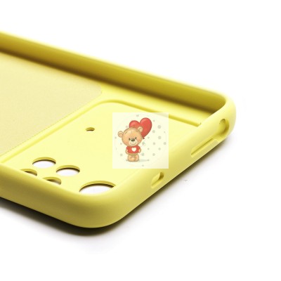 Чехол-накладка для Xiaomi Poco M4 Pro 4G (желтый) Activ Full Original Design