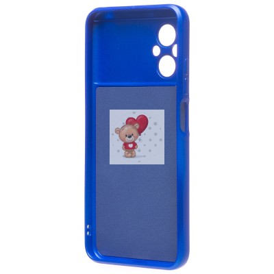 Чехол-накладка для Xiaomi Poco M5 (синий) Activ Full Original Design