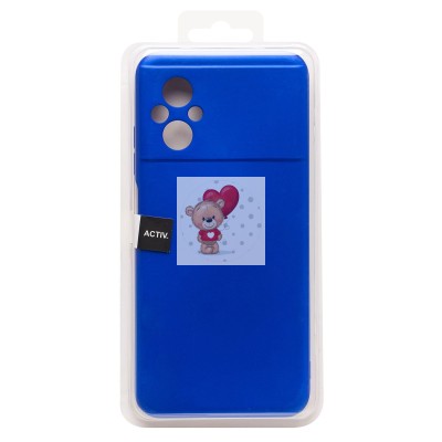 Чехол-накладка для Xiaomi Poco M5 (синий) Activ Full Original Design