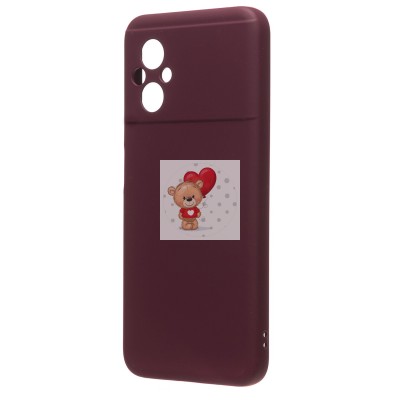 Чехол-накладка для Xiaomi Poco M5 (бордовый) Activ Full Original Design Чехол-накладка для Xiaomi Poco M5 (бордовый) Activ Full Original Design