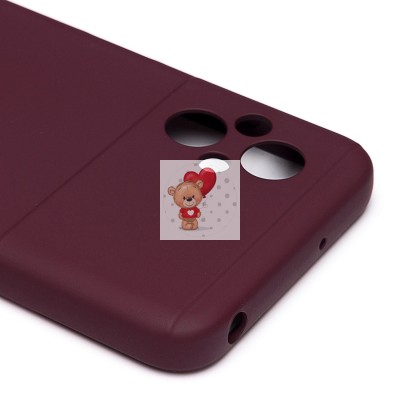 Чехол-накладка для Xiaomi Poco M5 (бордовый) Activ Full Original Design Чехол-накладка для Xiaomi Poco M5 (бордовый) Activ Full Original Design